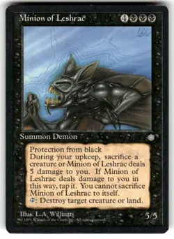 Minion of Leshrac Ice Age Regular MTG - Image 1