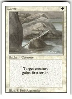 Lance Revised Edition Regular MTG - Image 1
