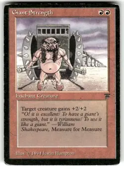 Giant Strength Legends Regular MTG - Image 1