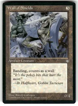 Wall of Shields Ice Age Regular MTG - Image 1
