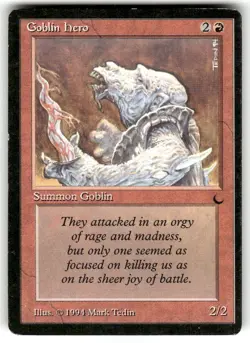 Goblin Hero The Dark Regular MTG - Image 1