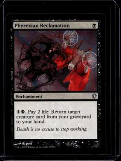 MTG Phyrexian Reclamation, Commander 2013, LP, English - Image 1