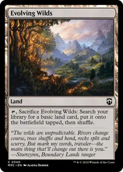 Evolving Wilds 340 MTG Commander M3C Common NP - Image 1