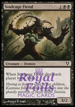 Soulcage Fiend 2x FOIL AVR MTG Avacyn Restored Common MINT black - Image 1