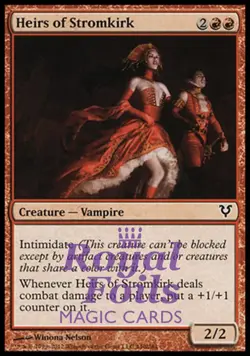 Heirs of Stromkirk 2x FOIL AVR MTG Avacyn Restored Common MINT red - Image 1