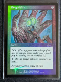 Ring of Gix - FOIL - Urza's Legacy - NM - MTG - Magic the Gathering - Artifact - Image 1