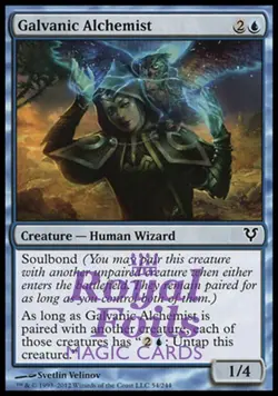 Galvanic Alchemist 2x FOIL AVR MTG Avacyn Restored Common MINT blue - Image 1