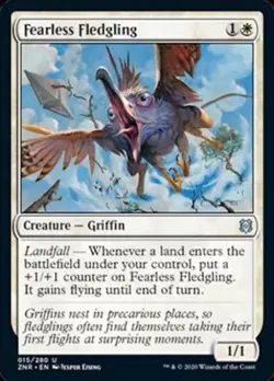 Fearless Fledgling - Near Mint MTG Zendikar Rising - Image 1
