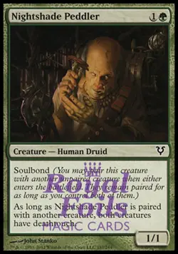 Nightshade Peddler 1x FOIL AVR MTG Avacyn Restored Common MINT green - Image 1