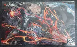 MTG 30th Anniversary CELEBRATION Tokyo Limited Playmat & Sleeve Pyroblast - Image 2