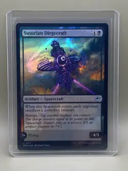 SUSURIAN DIRGECRAFT #0117 Edge Of Eternities MTG UNCOMMON FOIL Card Near Mint - Image 1