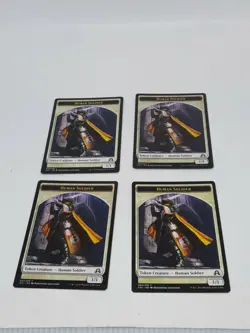 4x Human Soldier | TOKEN 002/018 | Shadows over Innistrad | MTG Magic Cards - Image 1