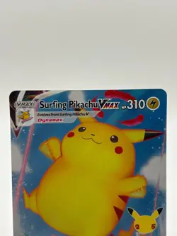 Pokemon TCG Celebrations - Surfing Pikachu VMAX 009/025 Full Art NM - Image 2