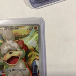 Pokemon Sv06: Twilight Masquerade Hisuian Growlithe Holo Card 181/167 - Image 3