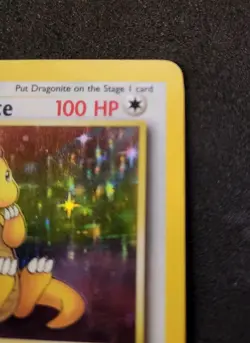 Dragonite 1st EDITION 4/62 Fossil Holo Vintage Pokemon - LP+/NM- - Image 3