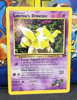 Sabrina's Drowzee 95/132 Unlimited Pokemon Gym Challenge NM FREE SHIPPING - Image 1
