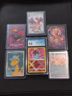 Pokemon Charizard Lot (6) Cards Pokemon Go - Image 1