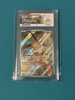 Pokemon Cards - ACE 9 Eevee 173 -Black Star Pokemon Center ETB Promo - Image 1