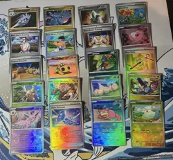 Pokemon Prismatic Evolutions Pokeball Reverse 20 Card Lot - Image 1