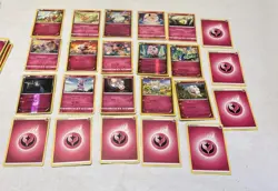23 LOT Pokemon Cards DISCONTINUED FAIRY PINK Lot Holo Rare TCG ALL DIFFERENT - Image 2