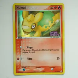 Numel 72/110 Holo Common Stamped Ex Holon Phantoms Pokemon Card - Image 1