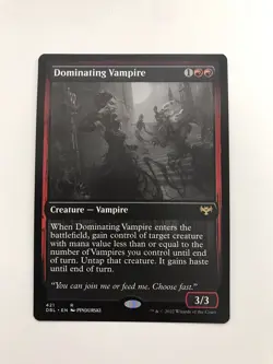 Dominating Vampire MTG Magic the Gathering Card NM Near Mint DBL - Image 1