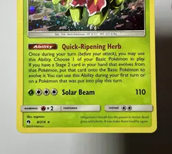 Meganium 8/214 (LP) Cosmo Holo Promo Sun & Moon: Lost Thunder 2018 Pokemon Card - Image 4