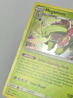 Meganium 8/214 (LP) Cosmo Holo Promo Sun & Moon: Lost Thunder 2018 Pokemon Card - Image 5