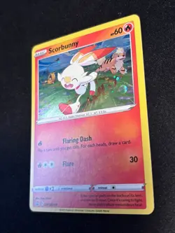 Scorbunny - (Cosmos Holo) SWSH244 SWSH: Sword & Shield Promo Cards Holo - Image 2