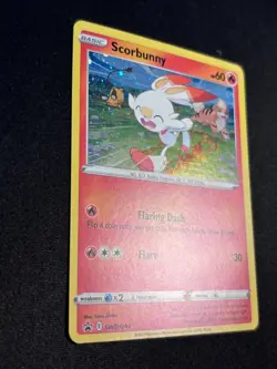 Scorbunny - (Cosmos Holo) SWSH244 SWSH: Sword & Shield Promo Cards Holo - Image 3