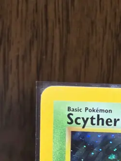 Pokemon Scyther 017/130 Base Set 2 Holo Rare card, near mint condition - Image 2