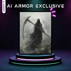 MTG (Grim Reaper) - 100ct Matte TCG Card Art Sleeves by Ai Armor Multi - Image 2