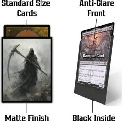 MTG (Grim Reaper) - 100ct Matte TCG Card Art Sleeves by Ai Armor Multi - Image 3
