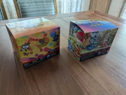 Pokemon 151 & Prismatic Evolutions Empty Mini Tin Displays W/ Cards & Coins - Image 5