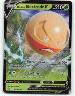 Hisuian Electrode V SWSH294 Promo Pokemon Card - Image 1