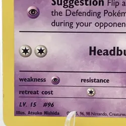 Sabrina's Drowzee 92/132 Common Gym Heroes Pokemon Card Vintage NM Nintendo - Image 4