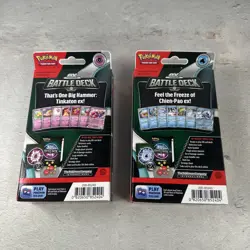 Pokemon Cards TCG Deluxe ex Battle Decks - Chien-Pao ex and Tinkaton ex New - Image 3