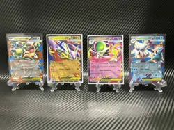 Mega Evolutions Ex Bundle 4 Pokemon Cards Gardevoir Kangaskhan Latias Abomasnow - Image 1