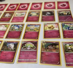 32 LOT Pokemon Cards DISCONTINUED FAIRY PINK Lot 4 Holos Rare TCG ALL DIFFERENT - Image 5