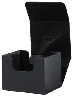 ULTIMATE Guard Sidewinder Deck Case Monocolor Black 80+ Card Storage Box ccg mtg - Image 1