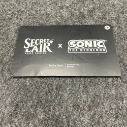 Secret Lair x Sonic the Hedgehog Superdrop Turbo Gear Rainbow Foil - Image 1