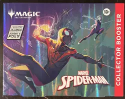 Magic: The Gathering Marvel Spider-Man Collector Booster Sealed In Hand - Image 1