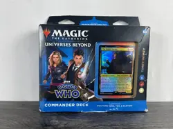 Magic The Gathering Universes Beyond Timey-Wimey Doctor Who Commander Deck 13+ - Image 1