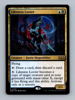 #208 2023 Wilds of Eldraine WOE Likeness Looter RARE - Image 1