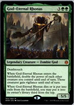 God-Eternal Rhonas M War of the Spark 163 NM Normal - Image 1