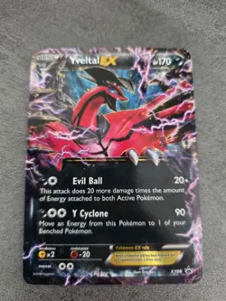 Pokemon TCG Yveltal EX XY08 Black Star Promo Holo Ultra Rare Promo 2014 - Image 1
