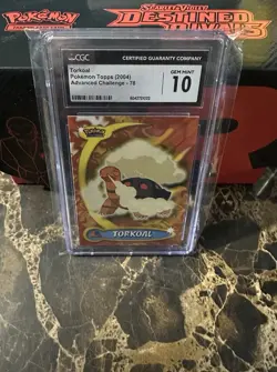 2004 Torkoal #78 Pokemon Topps Advanced Challenge - Image 1