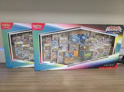 2x Sam's Club Pokemon Prismatic Evolutions LUCARIO EX & TYRANITAR EX LOT 820650856716 - Image 2