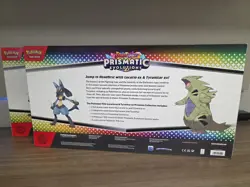 2x Sam's Club Pokemon Prismatic Evolutions LUCARIO EX & TYRANITAR EX LOT 820650856716 - Image 4