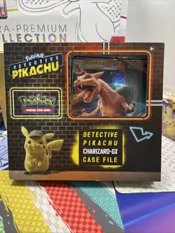 Pokemon TCG Detective Pikachu Charizard GX Case File Factory Sealed Brand New - Image 1